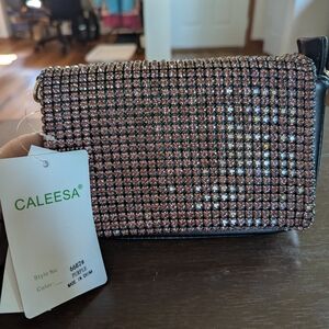 Pink Crystal Women Bag